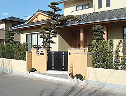 福岡県福岡市東区　F様邸　和風庭園　外構工事施工例